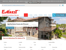 Tablet Screenshot of immobiliareeverest.it