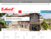 Tablet Screenshot of immobiliareeverest.com